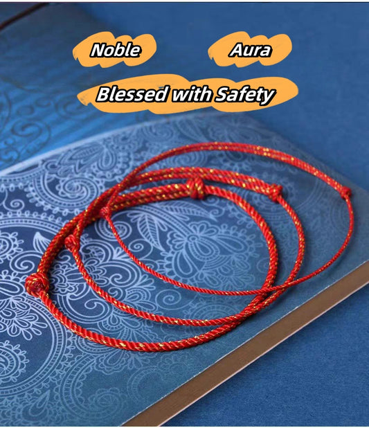 Safety and Wealth Red String Brings Good Luck