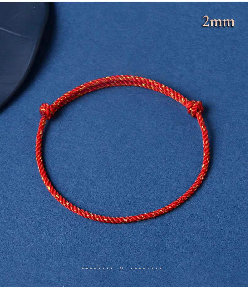 Safety and Wealth Red String Brings Good Luck