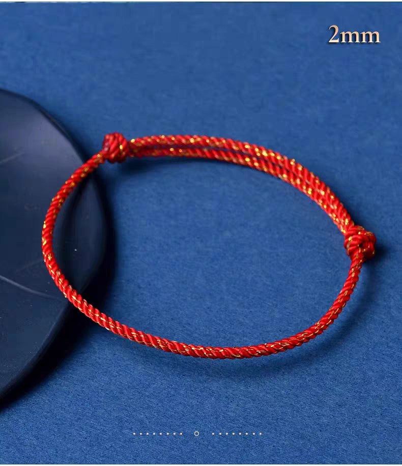 Safety and Wealth Red String Brings Good Luck