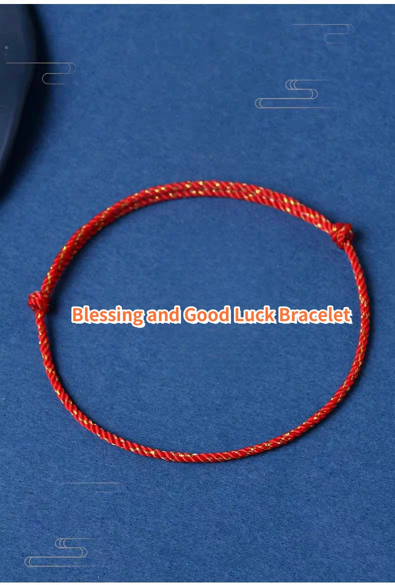 Safety and Wealth Red String Brings Good Luck